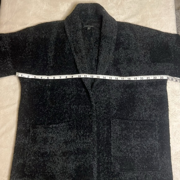 Eileen Fisher Dark Gray Alpaca Wool Nylon Oversized Open Jacket sz XXS/XS - Picture 5 of 9